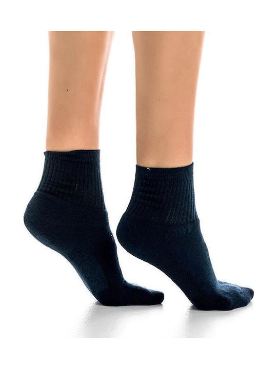 Inizio Women's Solid Color Socks Anthracite/Grey/Blue 3Pack