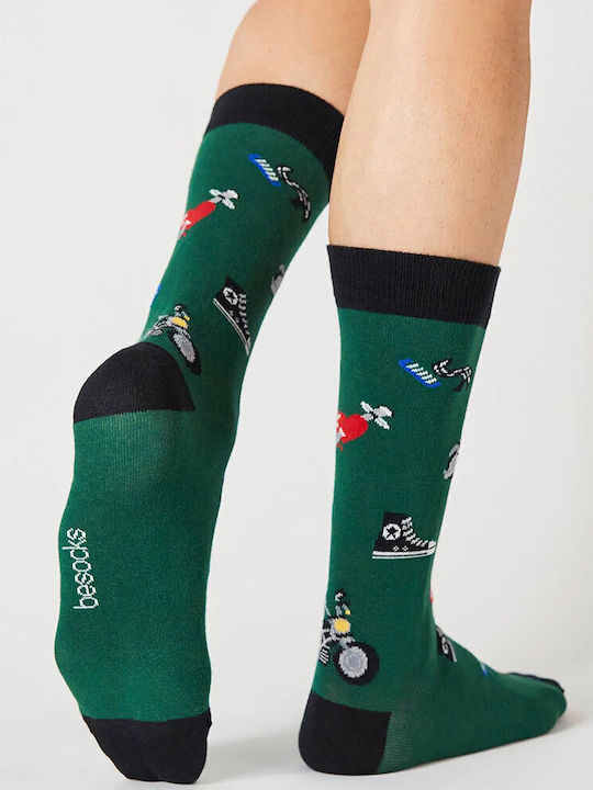 Besocks Berebel Organic Cotton Κάλτσες Green 52us0000060-gn