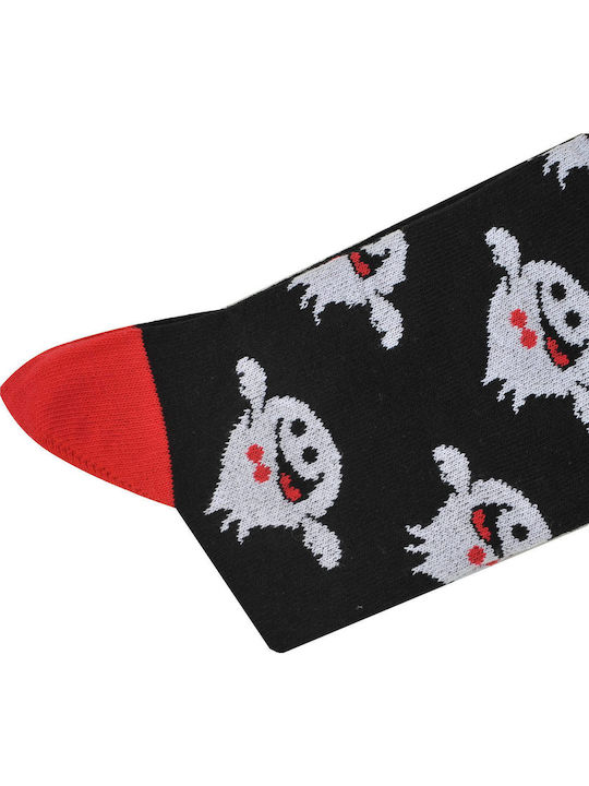 Dream Socks Ανδρικές Κάλτσες με Σχέδια Μαύρο