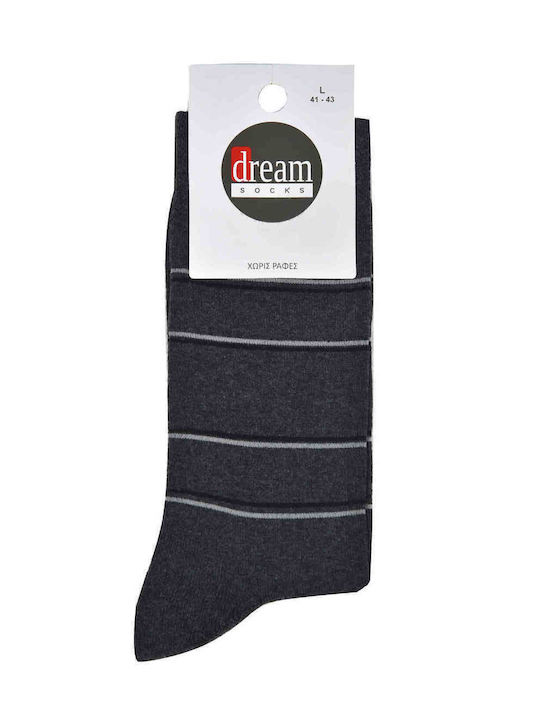 Dream Socks Ανδρικές Κάλτσες με Σχέδια Μαύρο