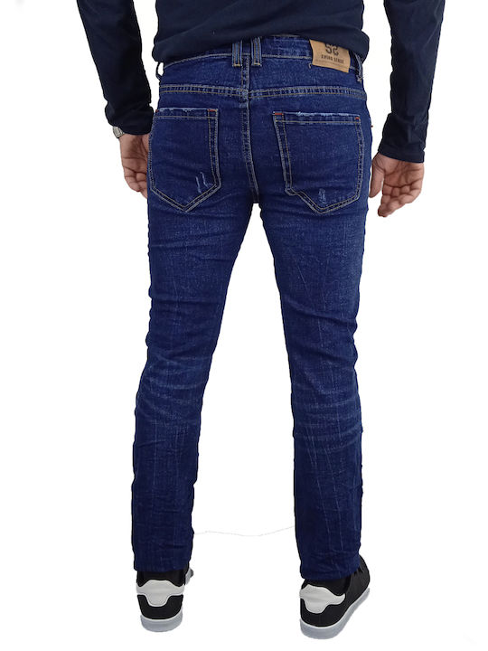 Men's Jeans Pants Blue