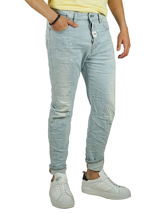 "casperi4" Men's Jeans Pants Elastic with Loose Fit denim