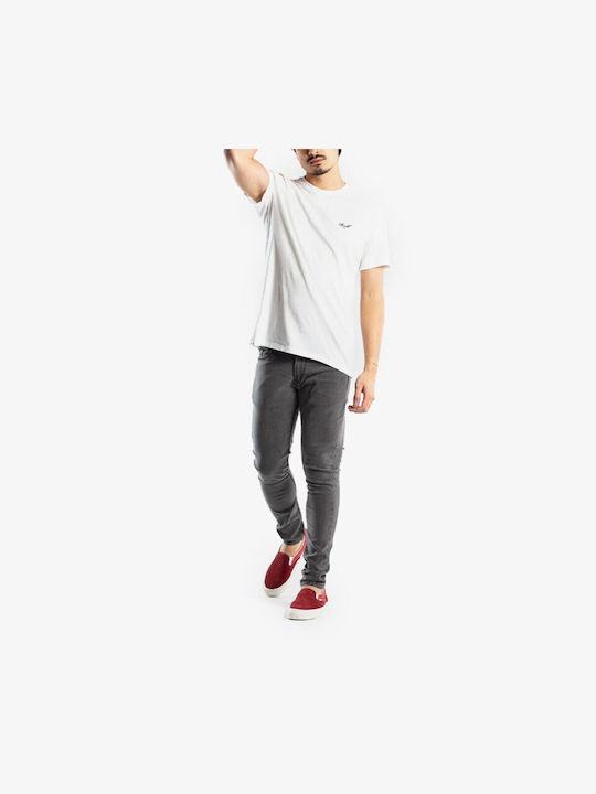 Herren Jeanshose Elastisch Grey