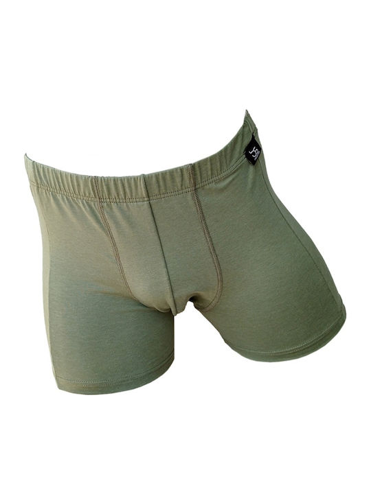 Herren Boxershorts Haki 1Packung