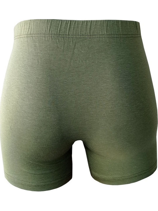 Herren Boxershorts Haki 1Packung