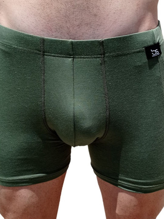 Herren Boxershorts Haki 1Packung