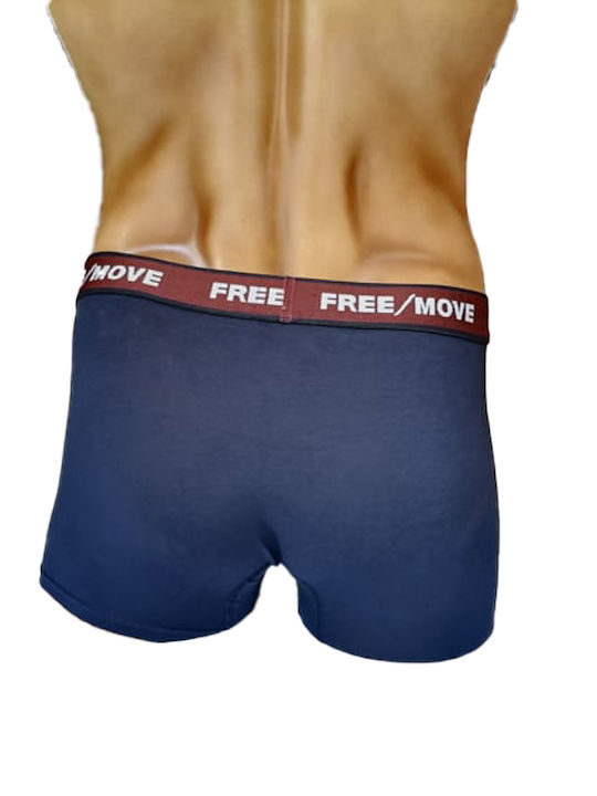Herren Boxershorts Anthracite-Blue 2Packung