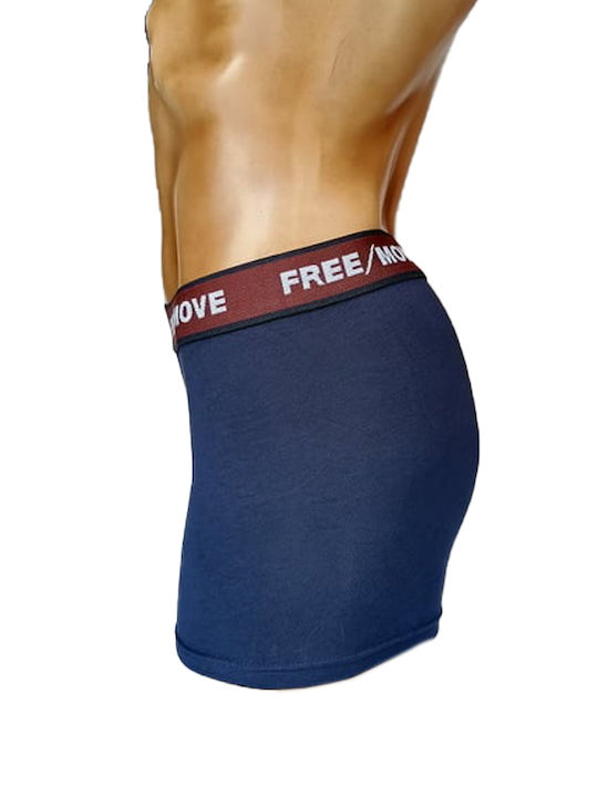 Herren Boxershorts Anthracite-Blue 2Packung