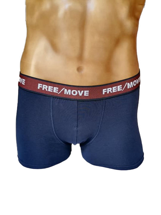 Herren Boxershorts Anthracite-Blue 2Packung