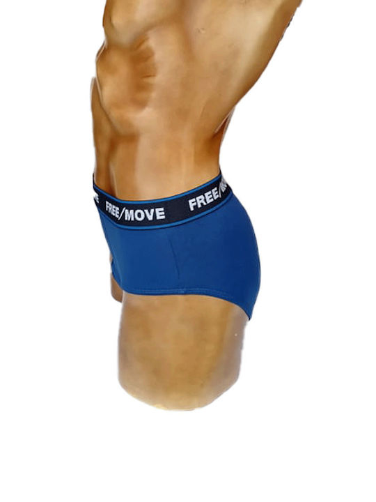 Herren Slips Royal Blue and Black 2Packung