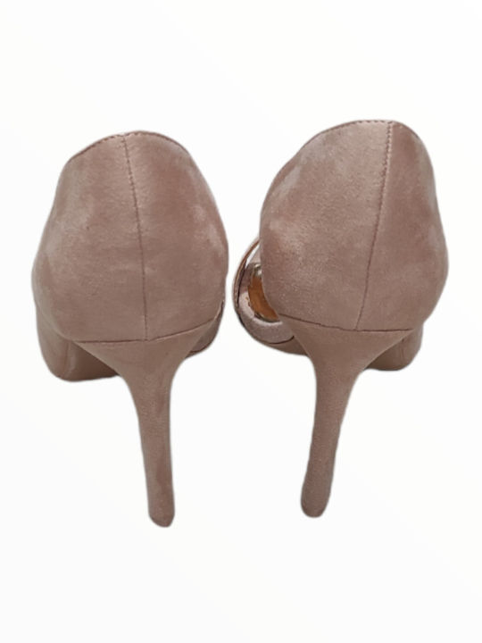 Peeptoe Pumps Rosa