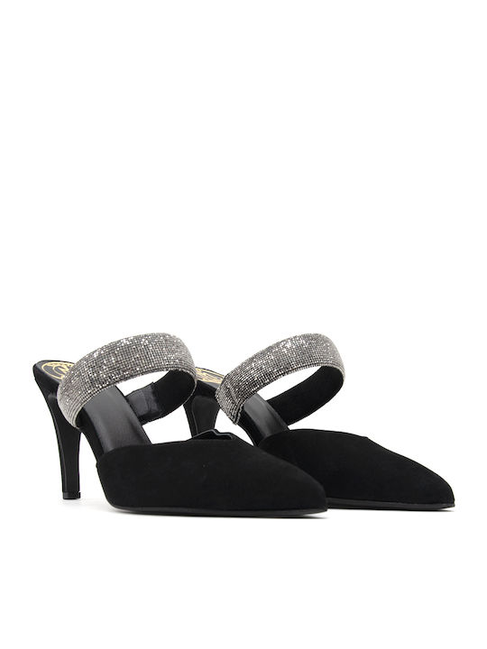 Pumps mit Stiletto-Absatz & Riemchen Silber