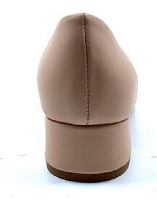 Anatomic Leather Ecru Low Heels