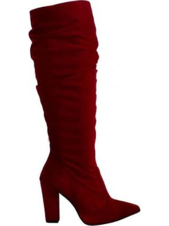Damenstiefel Burgundisch