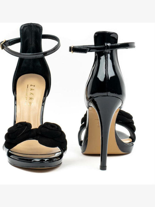 Leather Sandals Black
