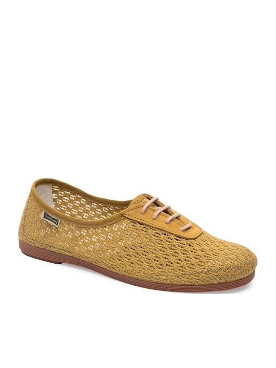 Women's Moccasins in Yellow Color