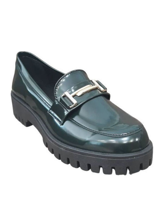 Γυναικεία Loafers σε Χακί Χρώμα