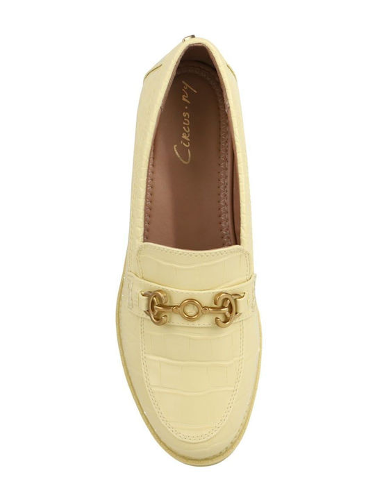 Γυναικεία Loafers σε Κίτρινο Χρώμα