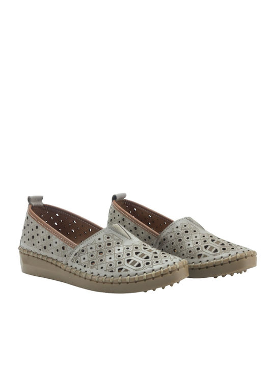 Damen Loafers in Gray Farbe