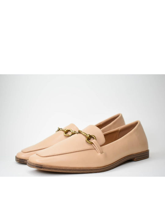 Women's Loafers in Beige Color