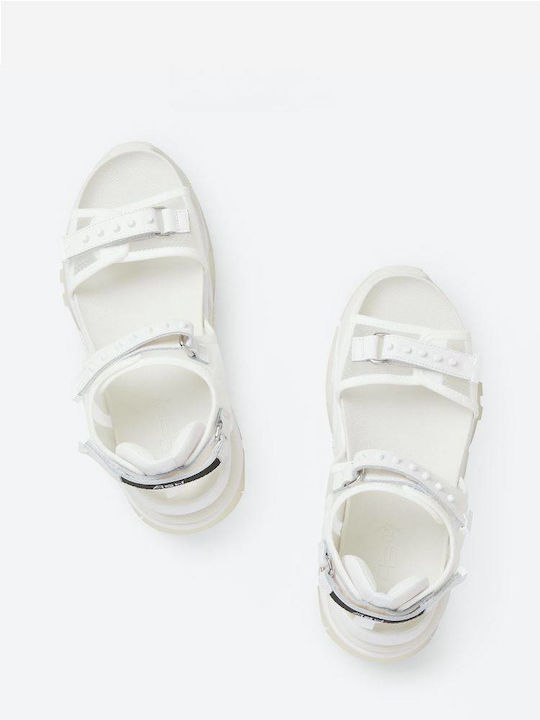 Ace Women's Flat Sandals Sporty White