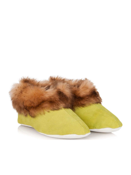 Closed Women's Slippers Green