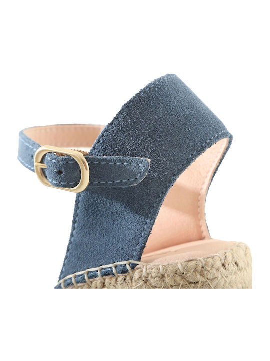 Filipa 9 Women's Ankle Strap Platforms Blue
