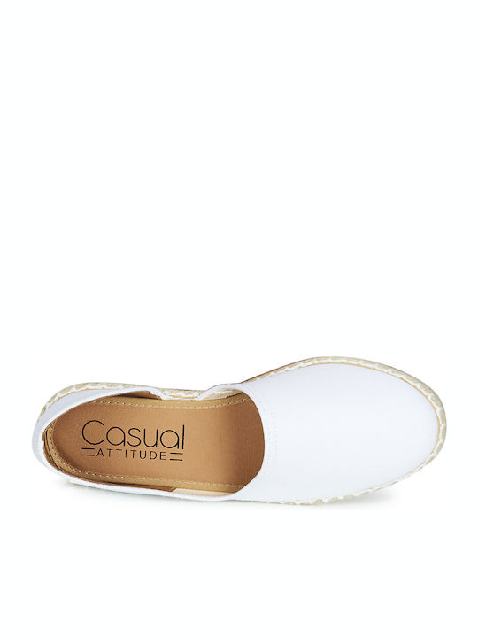 Women's Fabric Espadrilles White