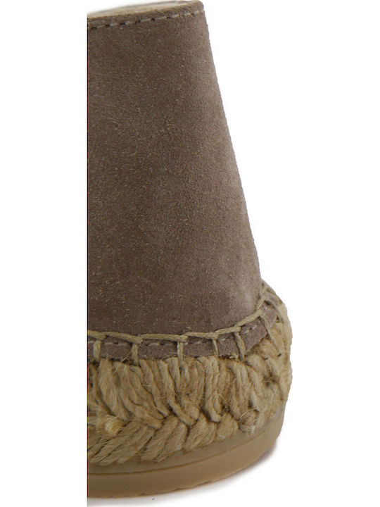Elisa Women's Suede Espadrilles Beige