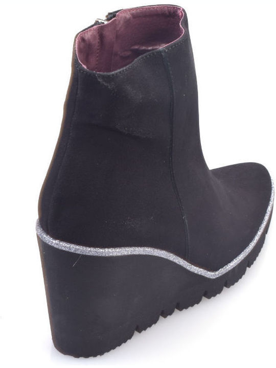 Stiefeletten Damen Schwarz