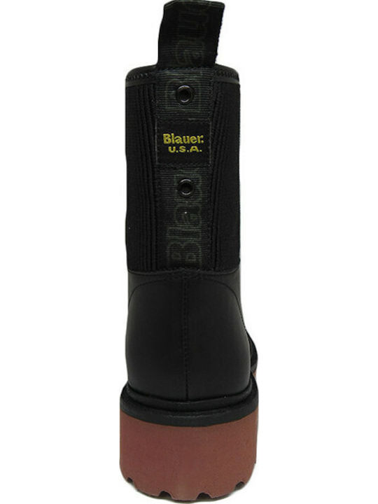 Ghete dama de piele Negru