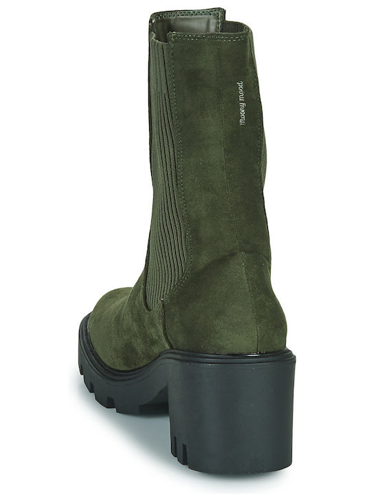 Amande Damen Stiefeletten Khaki