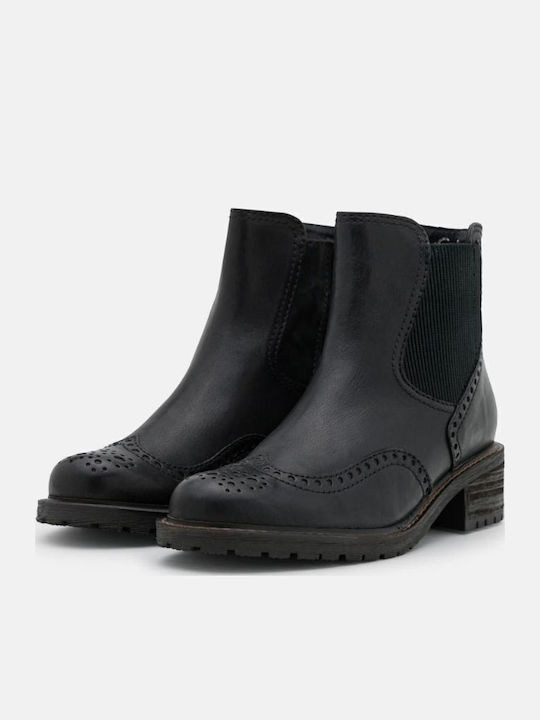 Ghete dama de piele Negru