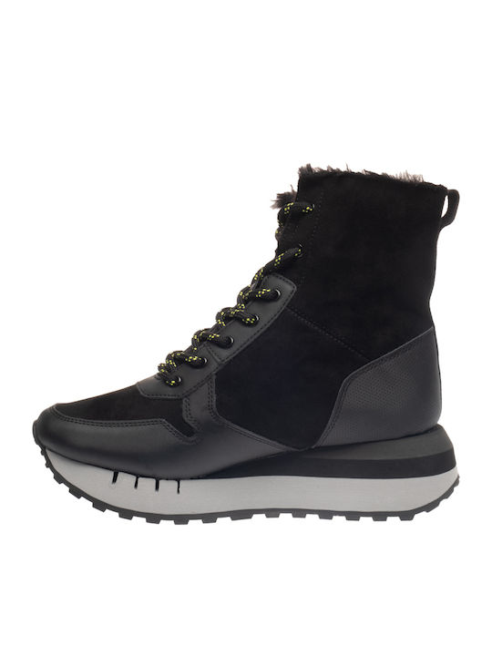 Stiefeletten Damen Schwarz