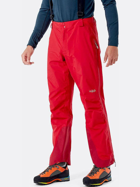 Rab Lang Hose Wandern Rot