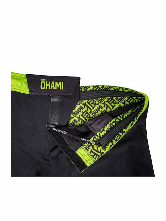 Okami Neon Fightshorts OFS107 Σορτσάκι MMA Μαύρο