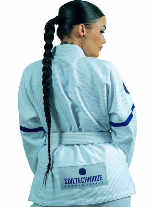 Soiltecnique Femei Uniforme Jiu Jitsu brazilian Alb