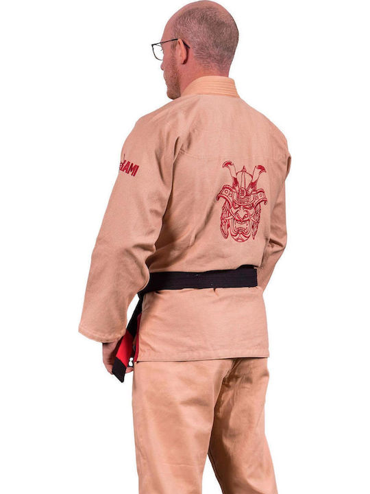 Okami Ανδρική Στολή Brazilian Jiu Jitsu Μπεζ
