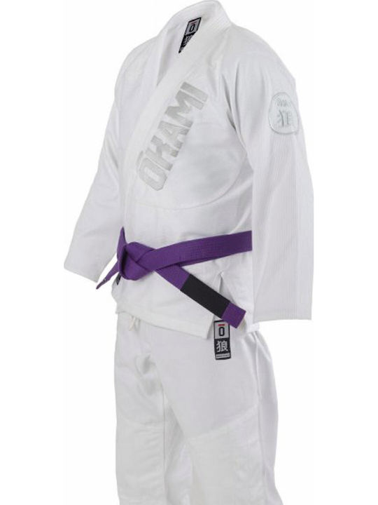 Okami Ανδρική Στολή Brazilian Jiu Jitsu Λευκή