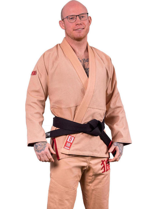 Okami Men's Brazilian Jiu Jitsu Uniform Beige