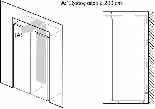 Bosch Όρθιος Καταψύκτης 242lt NoFrost