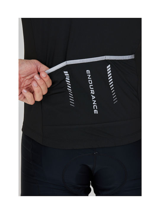 Endurance Bărbați Mâneci scurte Tricou de ciclism Roșu