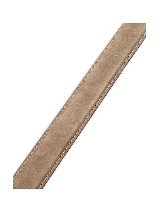 Herren Gürtel aus Künstliches Leder Beige