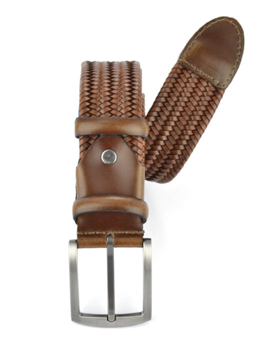 Herren Gürtel aus Künstliches Leder Braun