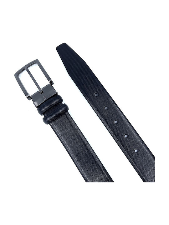 Herren Gürtel Leder Schwarz