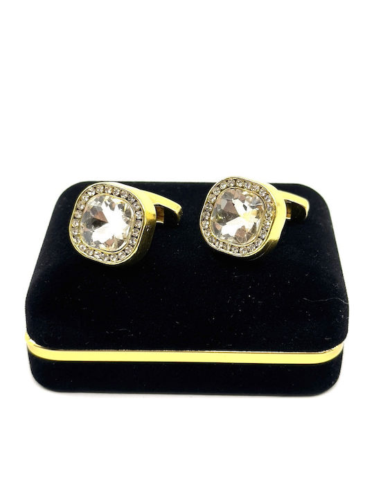 Legend Accessories Μανικετόκουμπα σε Χρυσό Χρώμα