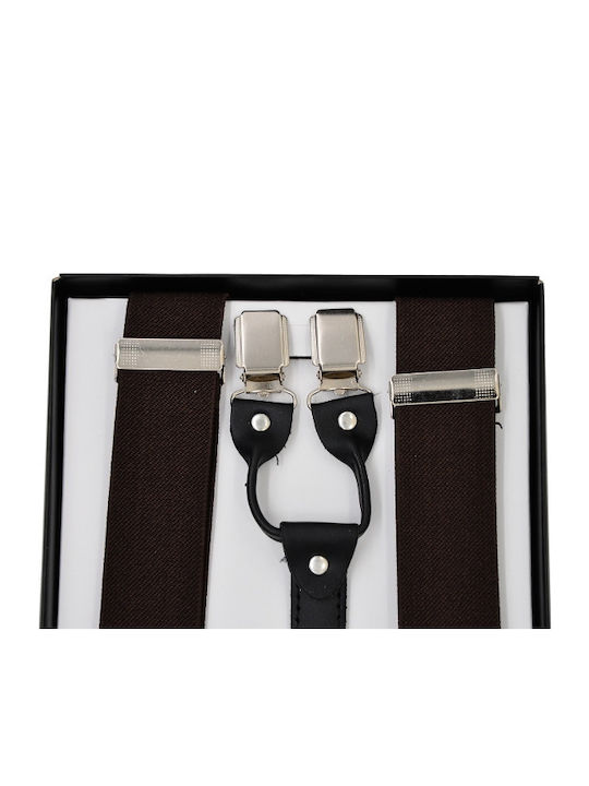 Wide Dark Gray Suspenders Colour T103