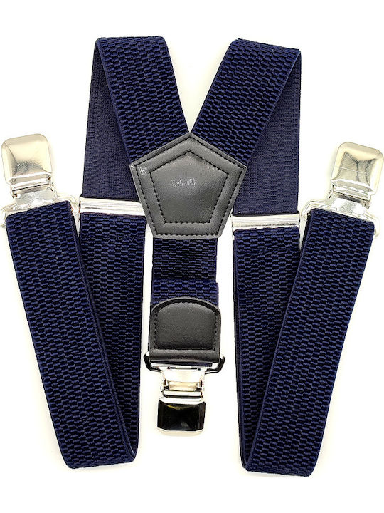 Wide Blue Suspenders Colour 4cm T133