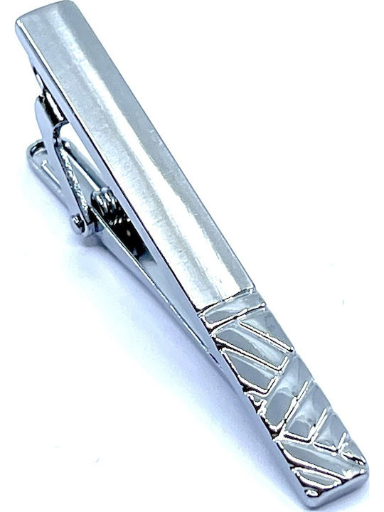 Legend Accessories Silver Tie Clip Silver 5cm