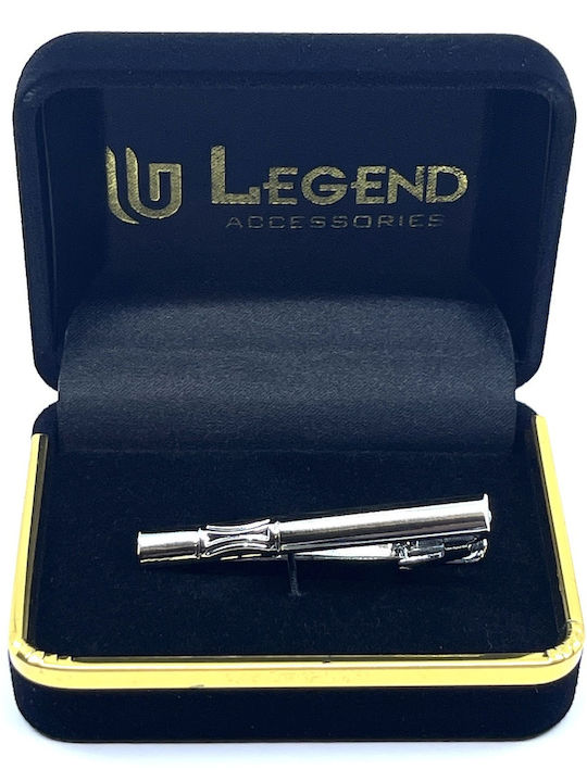 Legend Accessories Clip Γραβάτας από Ασήμι